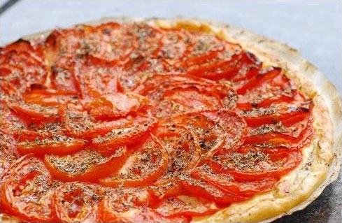 TarteTomateMoutarde recettes aux legumes frais